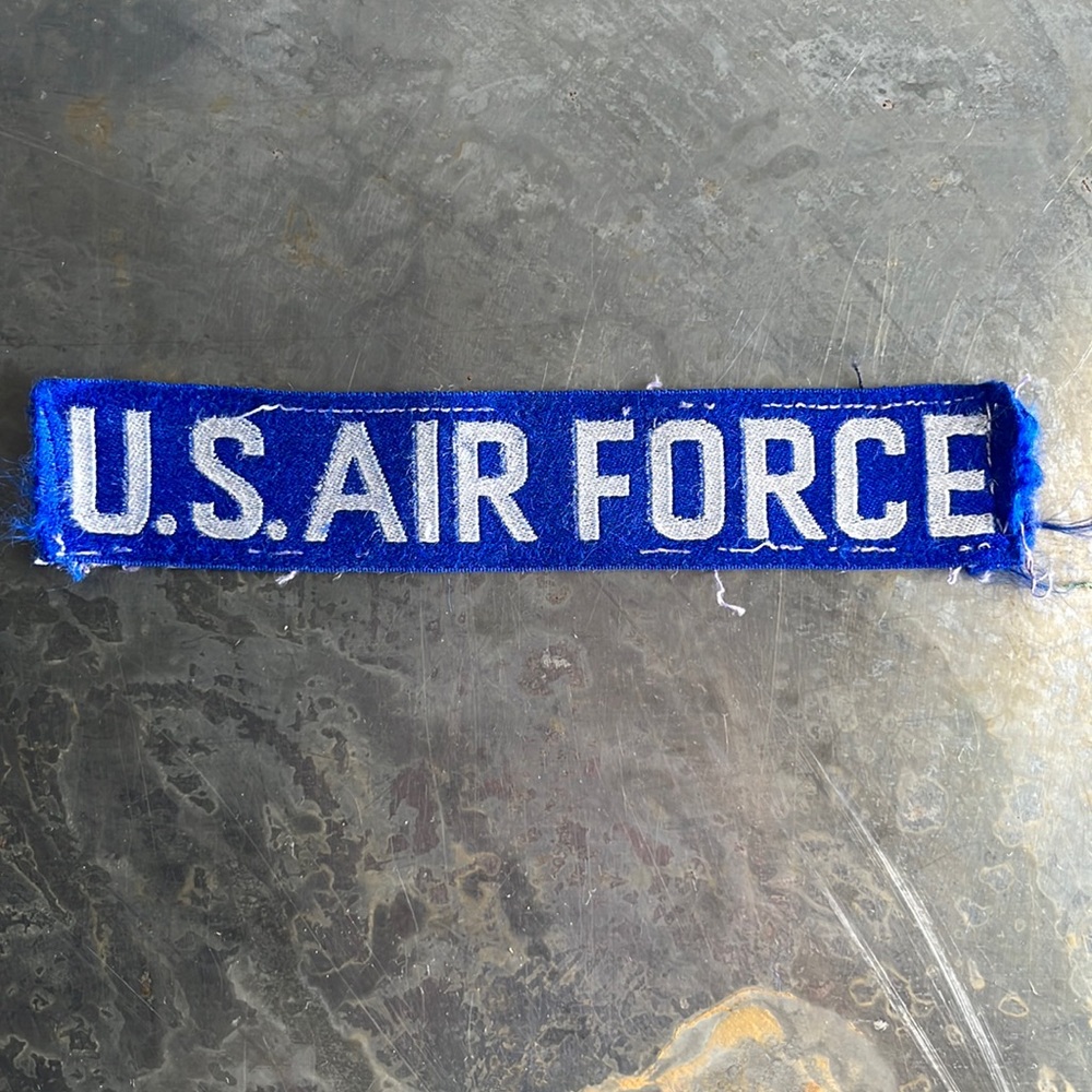 U.S. AIR FORCE blue tape patch